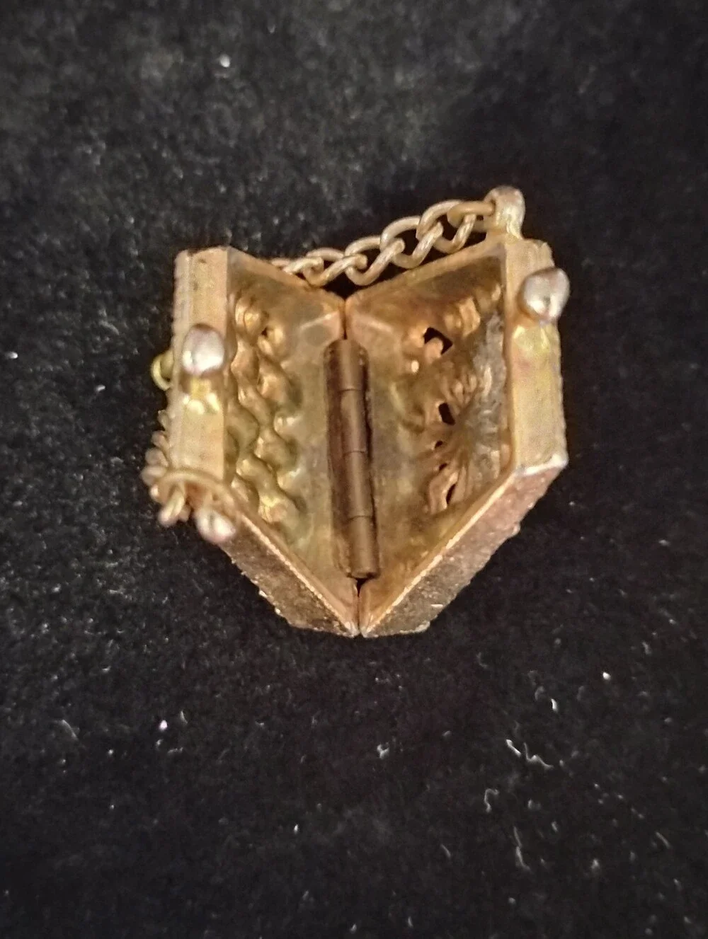 Gold-Tone Multi-Stone Drop Pendant Necklace Accent
